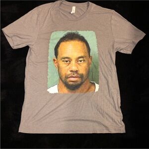 Tiger Woods Mugshot T-Shirt